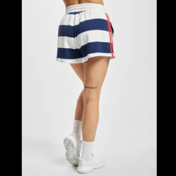 adidas Mid Waist Striped Shorts - Picture 6 of 14
